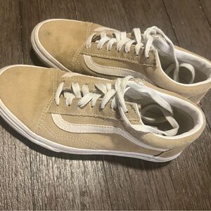 Old Skool Low Top Vans, Suede Cornstalk/Yellow/Tan, Size: Men’s 5.5 , Women’s 7